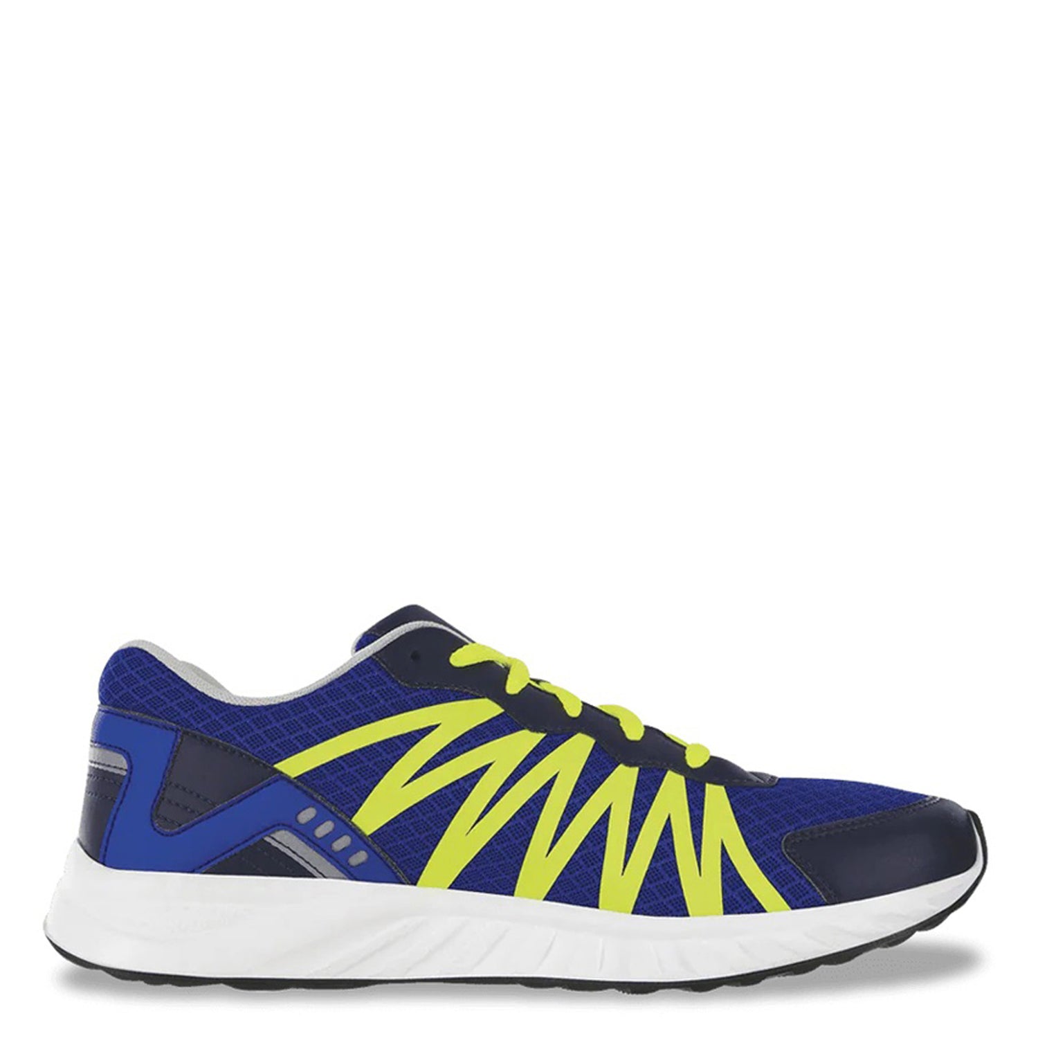 Peltz Shoes  Men's SAS Pursuit Sneaker BLUE YELLOW PURSUIT BLUYEL