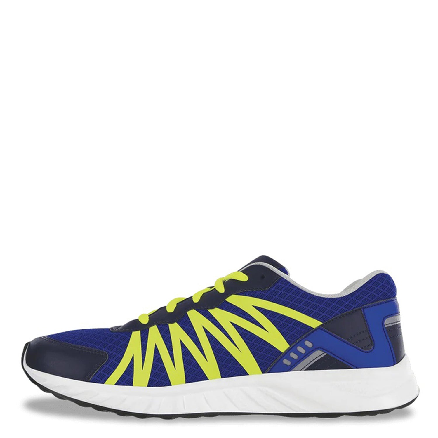 Peltz Shoes  Men's SAS Pursuit Sneaker BLUE YELLOW PURSUIT BLUYEL