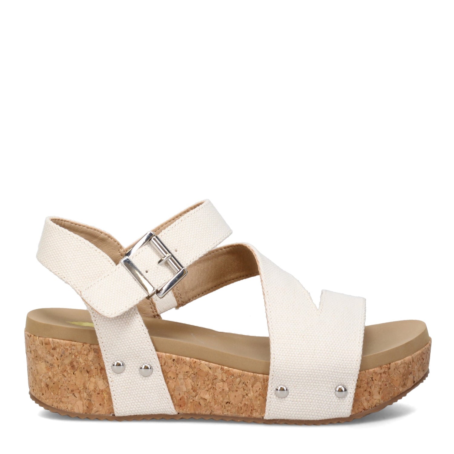 Peltz Shoes  Women's Volatile Biloxi Sandal IVORY PV118-IVORY