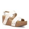Peltz Shoes  Women's Volatile Summerlove Sandal WHITE CAMO PV119-WHTCAMO