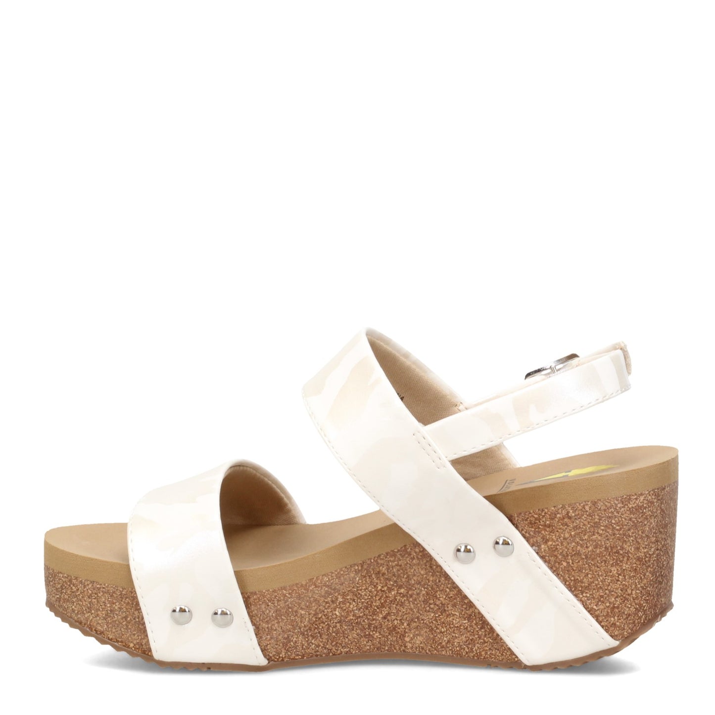 Peltz Shoes  Women's Volatile Summerlove Sandal WHITE CAMO PV119-WHTCAMO