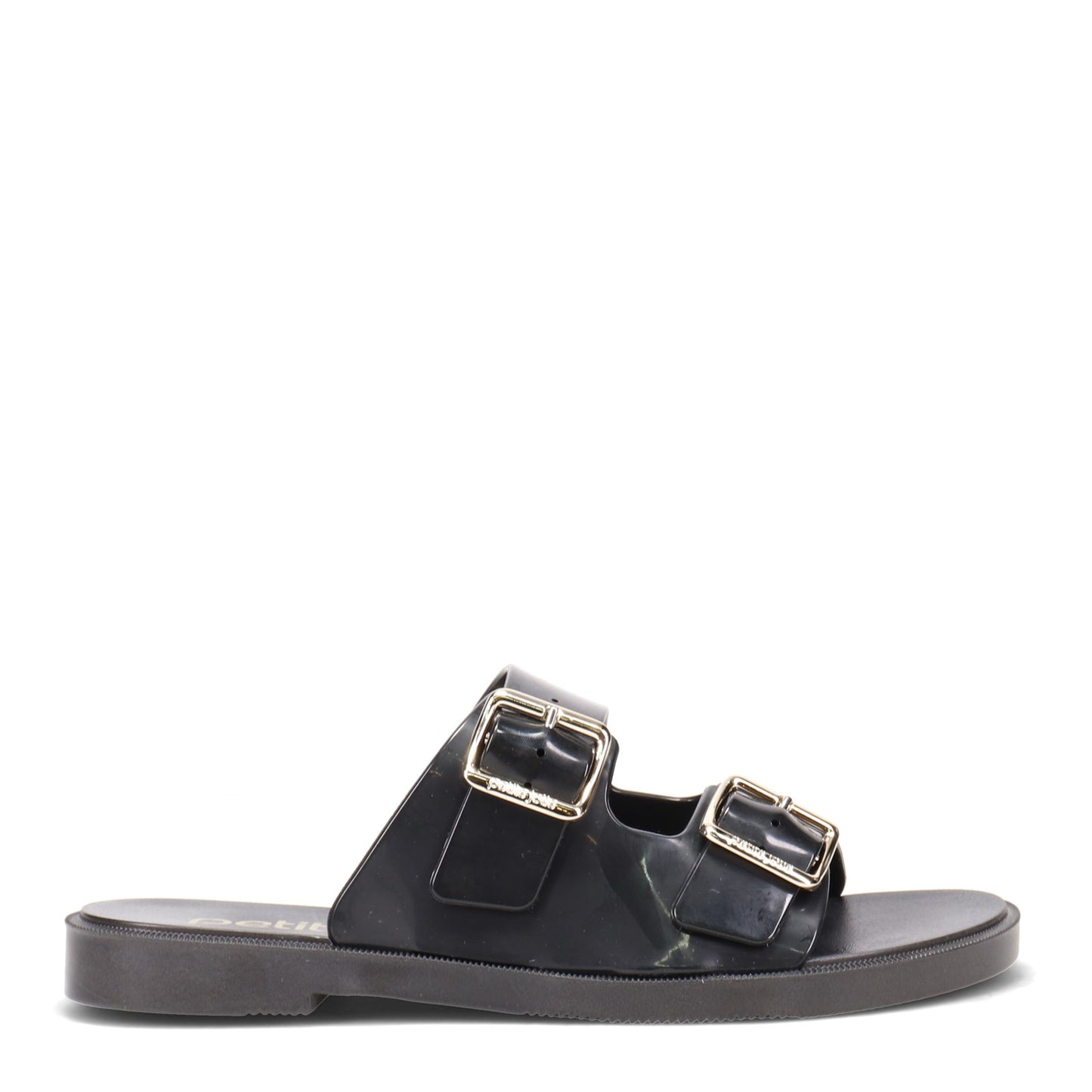 Peltz Shoes  Women's Petite Jolie Beats Sandal BLACK PJ5351-BLACK