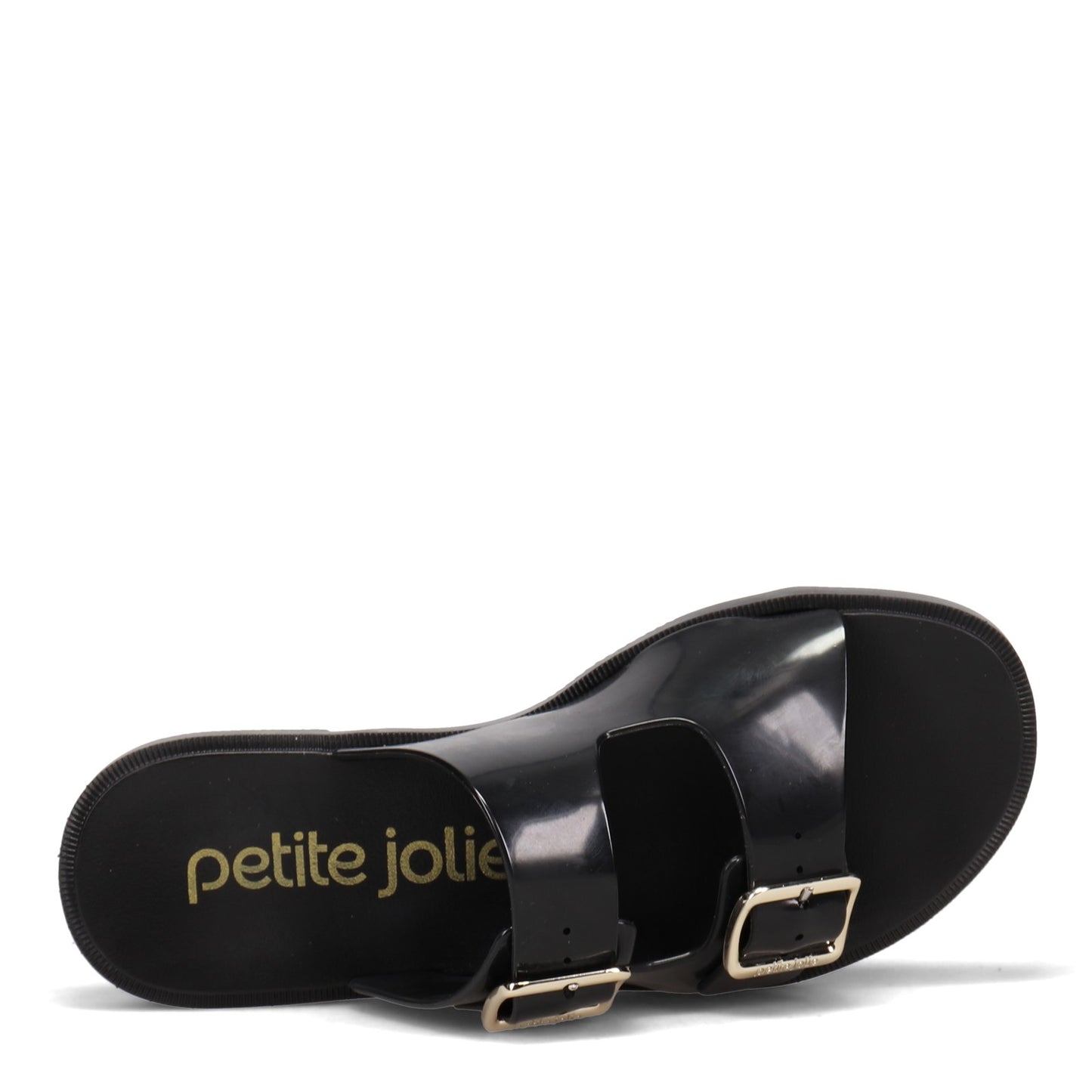 Peltz Shoes  Women's Petite Jolie Beats Sandal BLACK PJ5351-BLACK