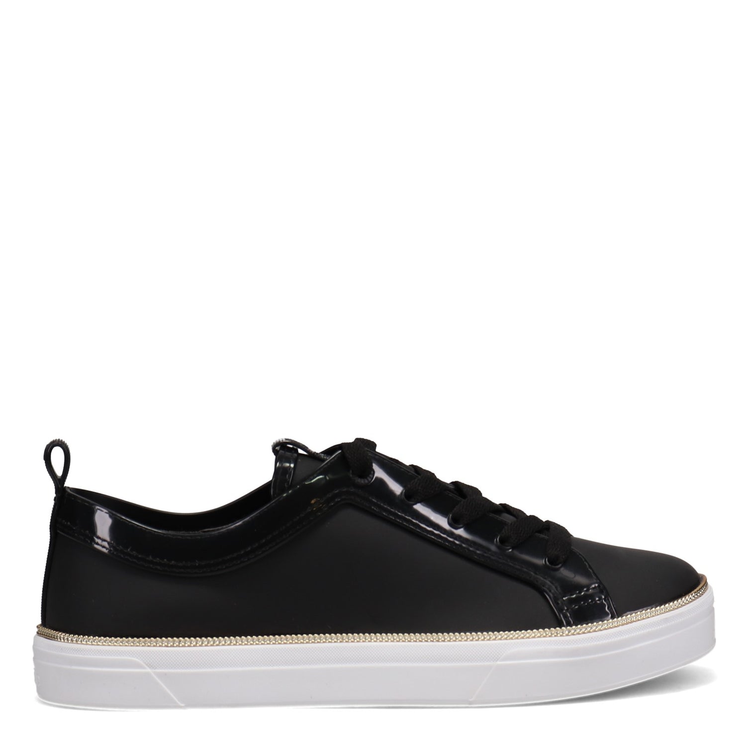 Peltz Shoes  Women's Petite Jolie Radford Sneaker BLACK PJ5442-BLACK