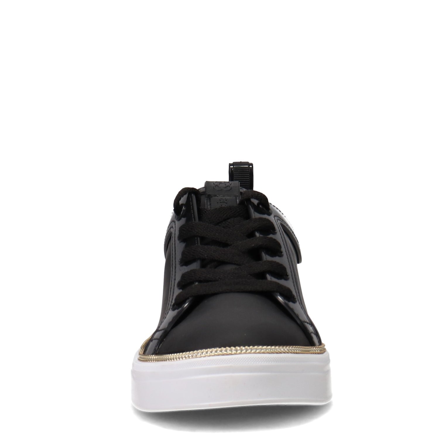 Peltz Shoes  Women's Petite Jolie Radford Sneaker BLACK PJ5442-BLACK