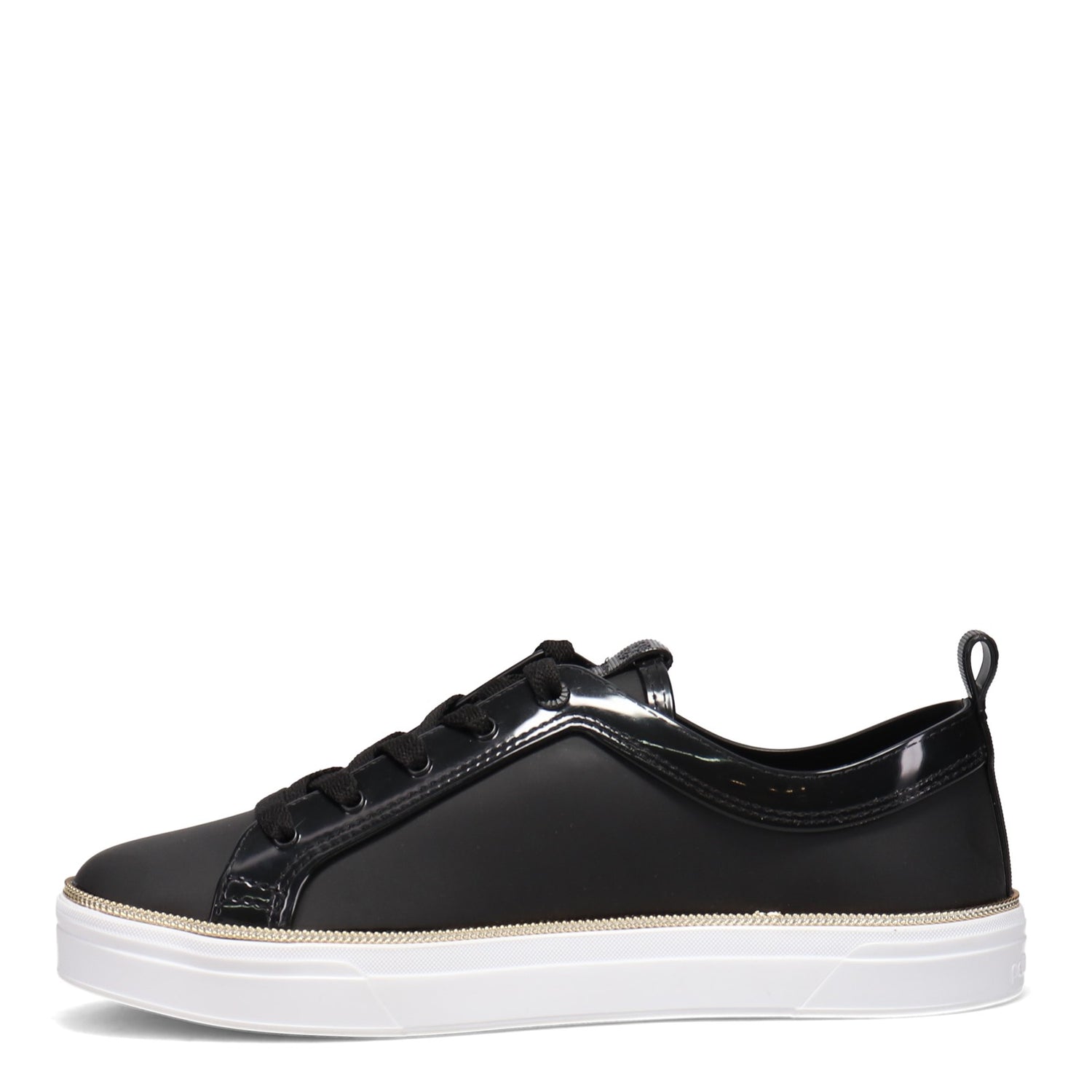 Peltz Shoes  Women's Petite Jolie Radford Sneaker BLACK PJ5442-BLACK