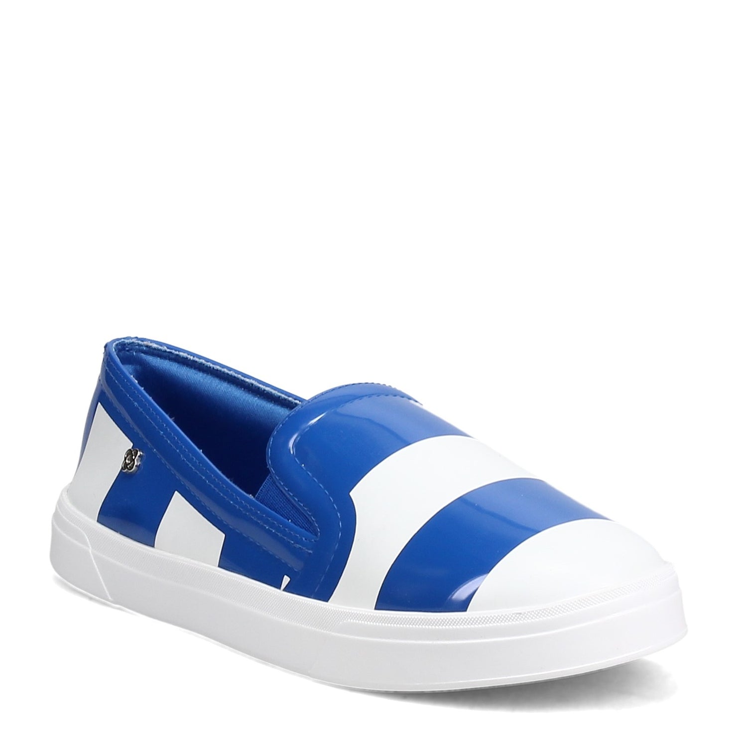 Peltz Shoes  Women's Petite Jolie Concord Slip-On BLUE PJ5509-BLUE