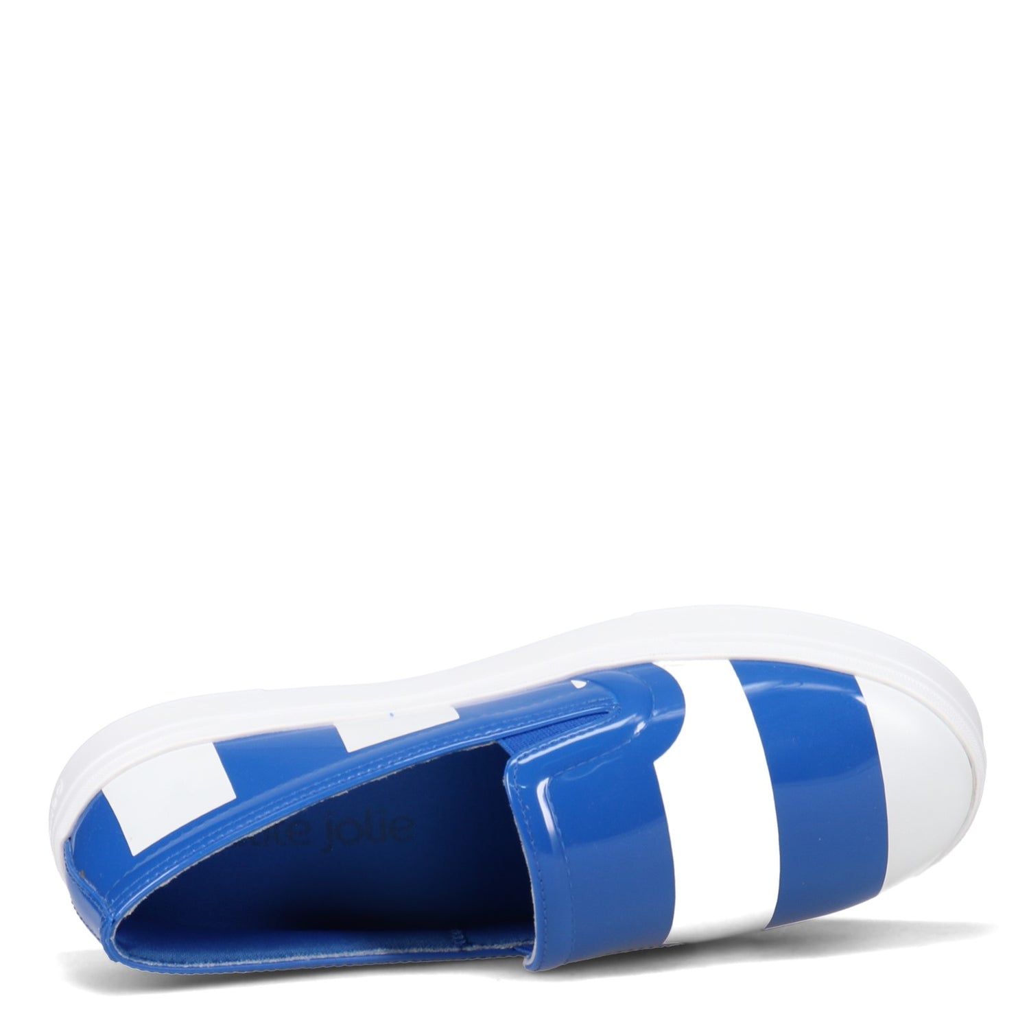 Peltz Shoes  Women's Petite Jolie Concord Slip-On BLUE PJ5509-BLUE