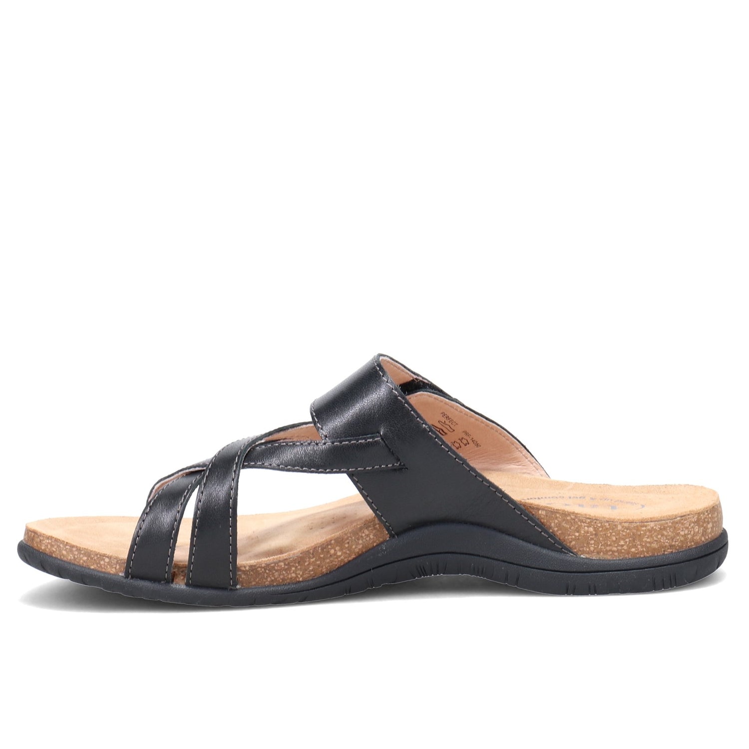 Peltz Shoes  Women's Taos Perfect Sandal Black PRF-14050-BLK