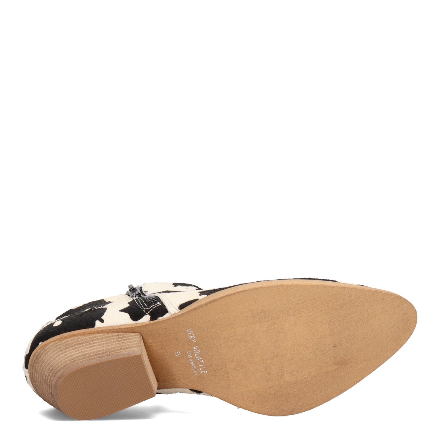 Peltz Shoes  Women's Volatile Gracemont Boot BLACK / WHITE PVV700-BLKWHT