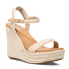 Peltz Shoes  Women's MIA Allda Sandal Natural QI00238-NATURAL
