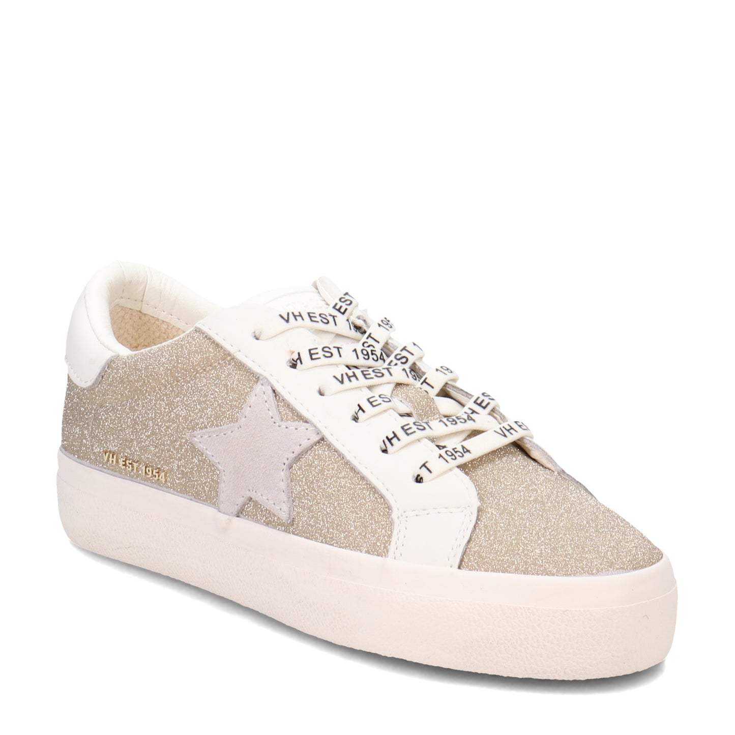 Peltz Shoes  Women's Vintage Havana Queen 3 Sneaker WHITE TAN QUEEN3-WHITE