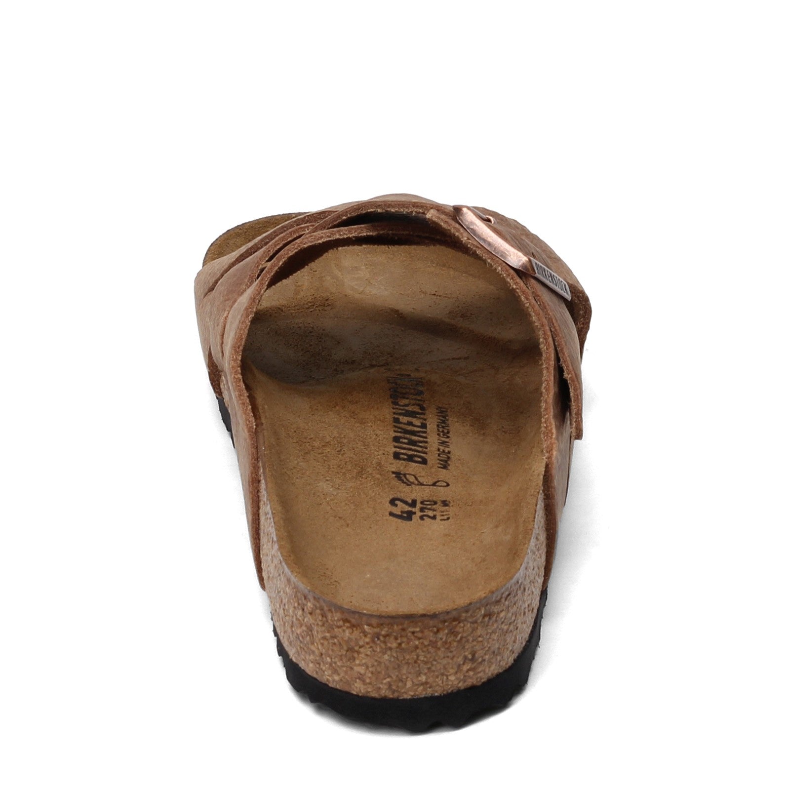 Birkenstock men's Lugano tobacco oil sandals
