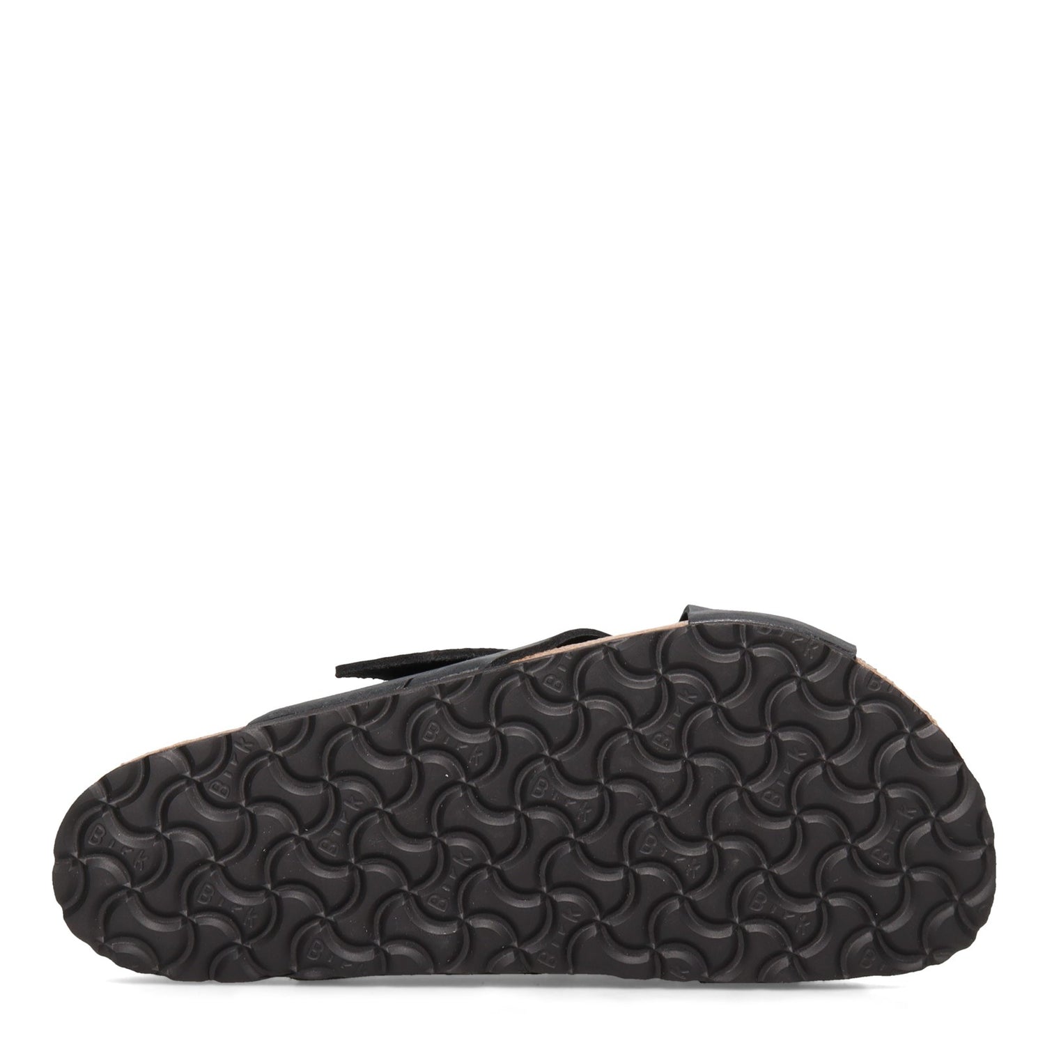 Peltz Shoes  Men's Birkenstock Lugano Sandal - Regular Width BLACK R 1017 465