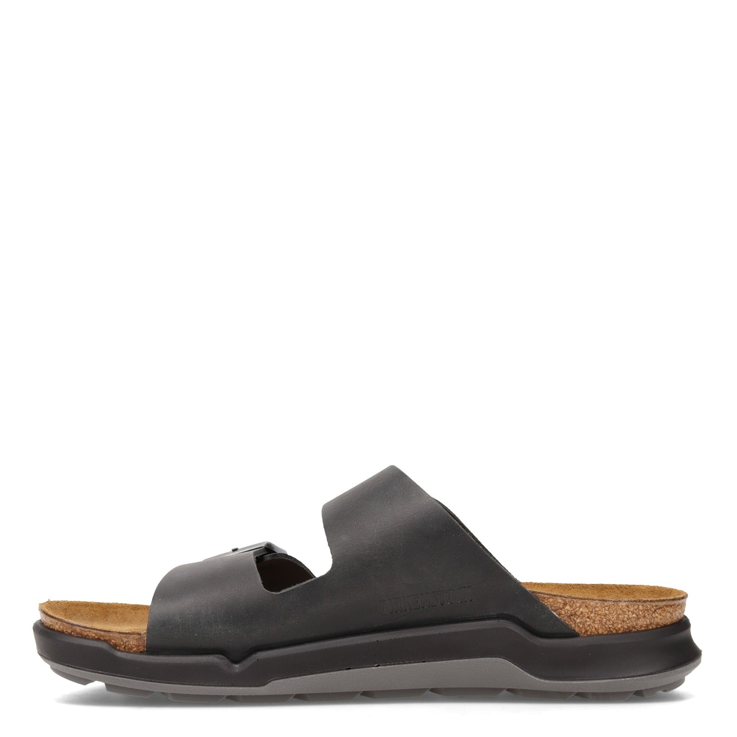 Peltz Shoes  Men's Birkenstock Arizona Rugged Sandal - Regular Width BLACK R 1018 461