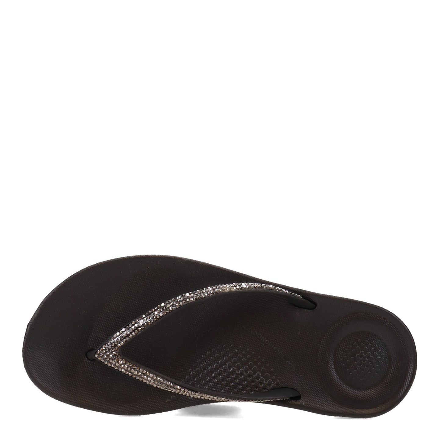 Peltz Shoes  Women's FitFlop iQushion Flip-Flop Black R08-001