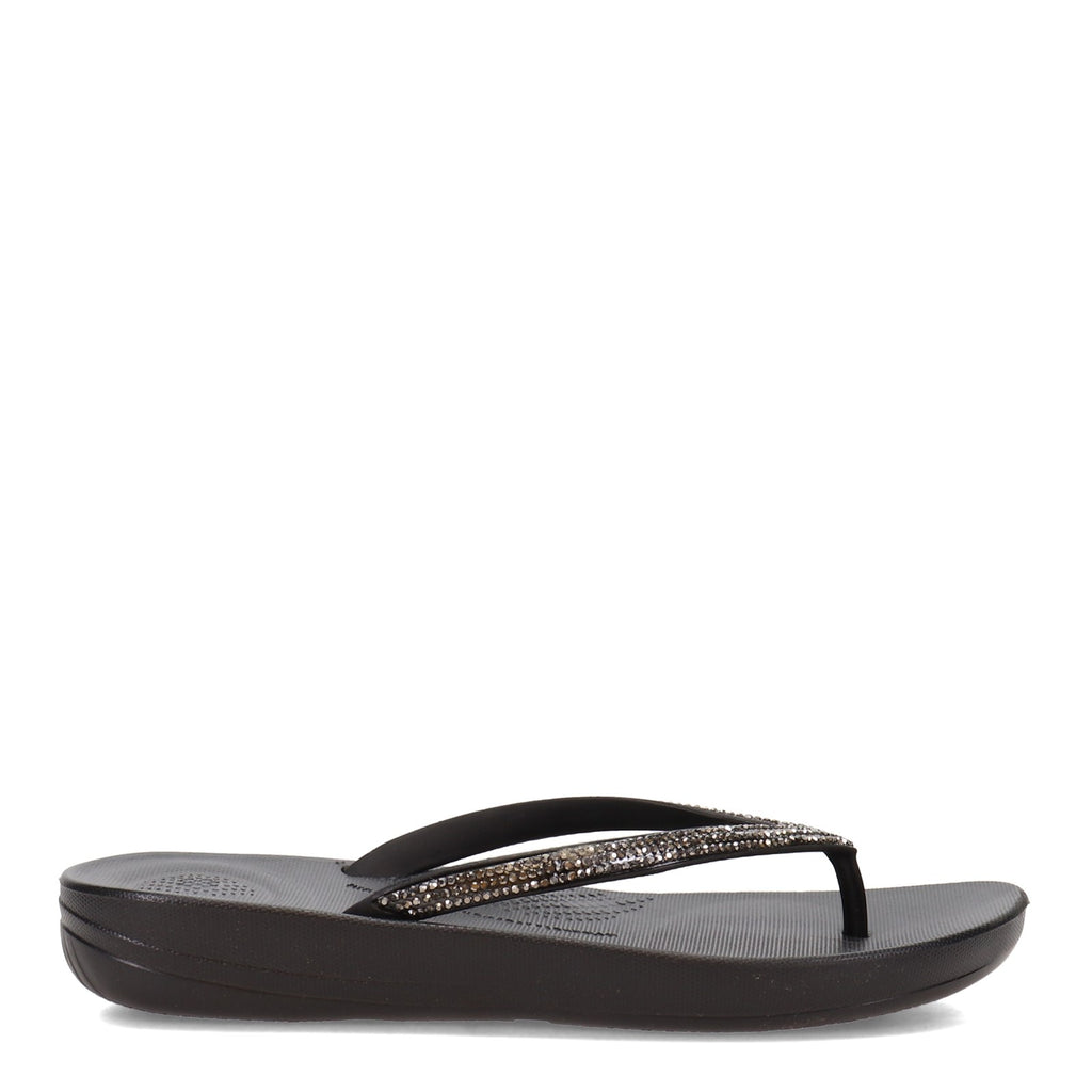 Women's FitFlop iQushion Flip-Flop BLACK R08-001