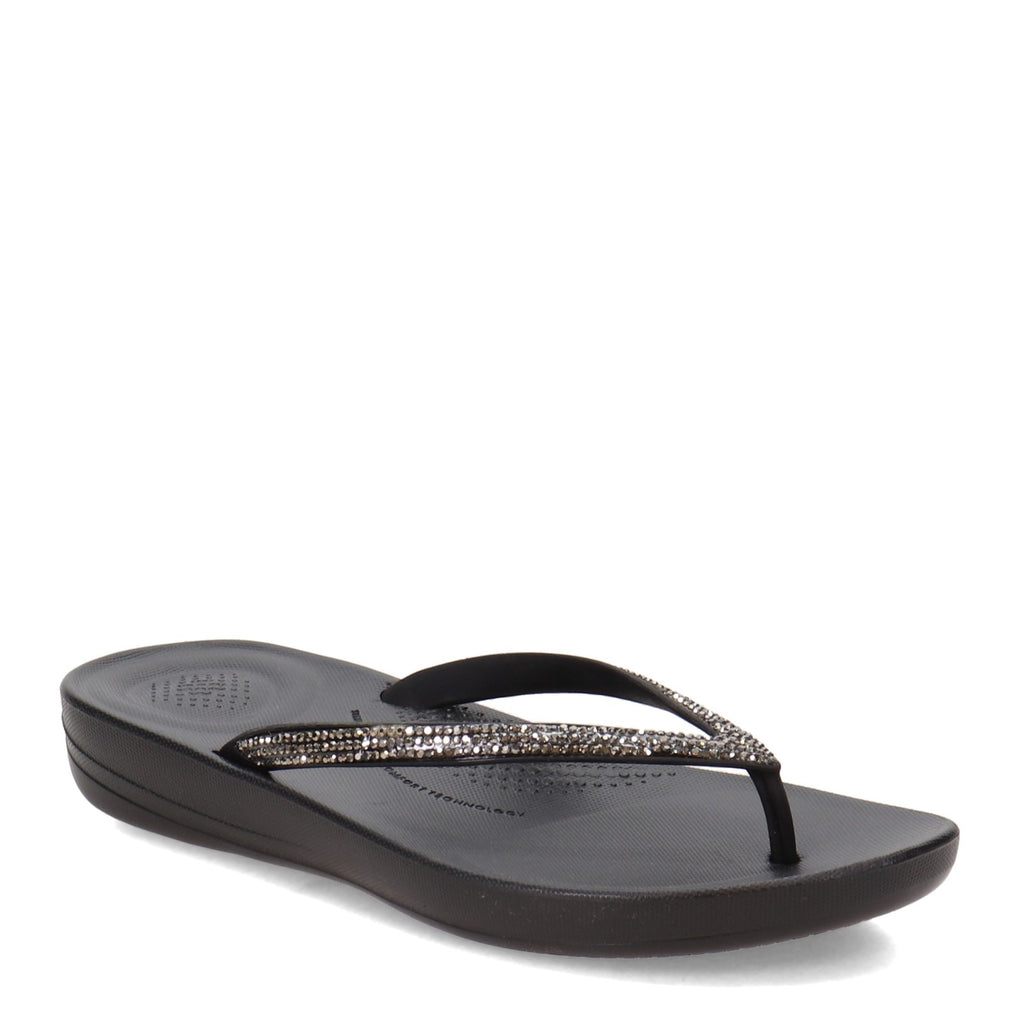 Women's FitFlop iQushion Flip-Flop BLACK R08-001