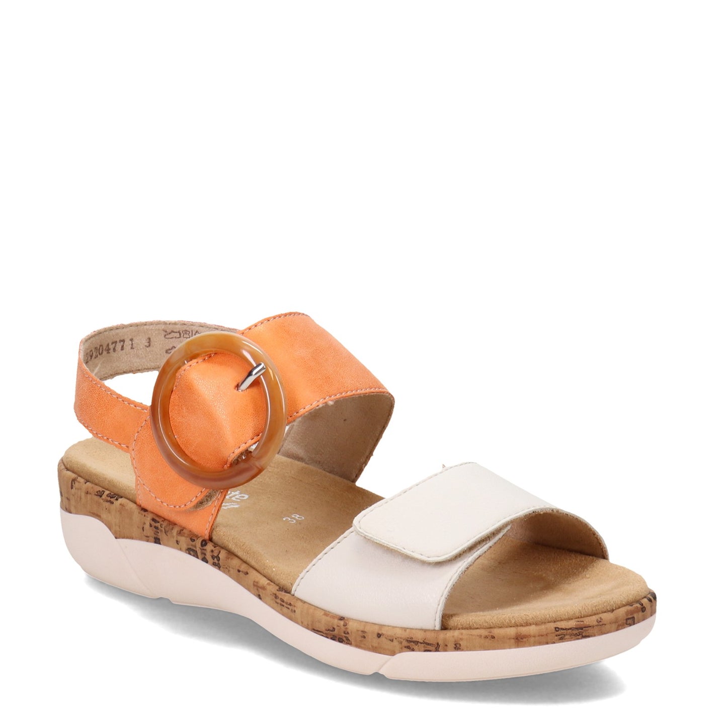 Peltz Shoes  Women's Remonte Rock Sandal OFF WHITE R6853-38