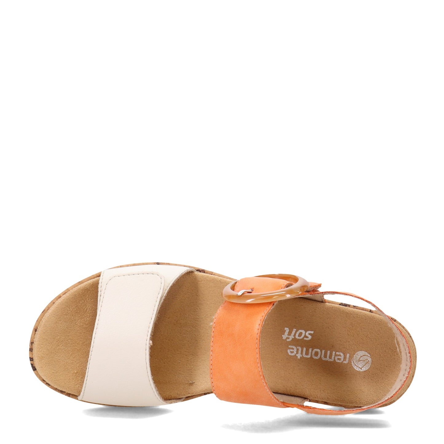 Peltz Shoes  Women's Remonte Rock Sandal OFF WHITE R6853-38