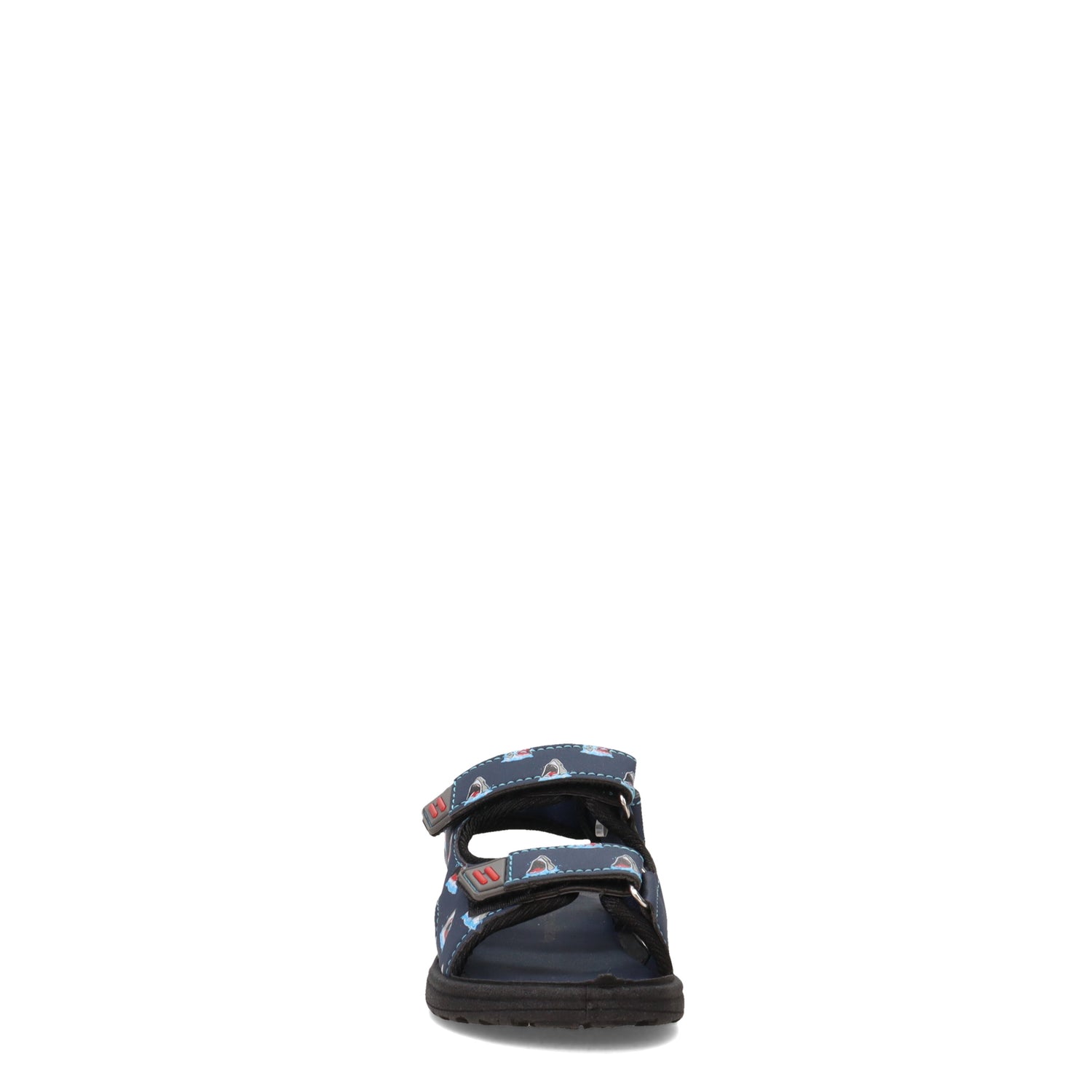 Peltz Shoes  Boy's Josmo Rugged Bear Shark Sandal - Toddler NAVY RB90783H-NVY
