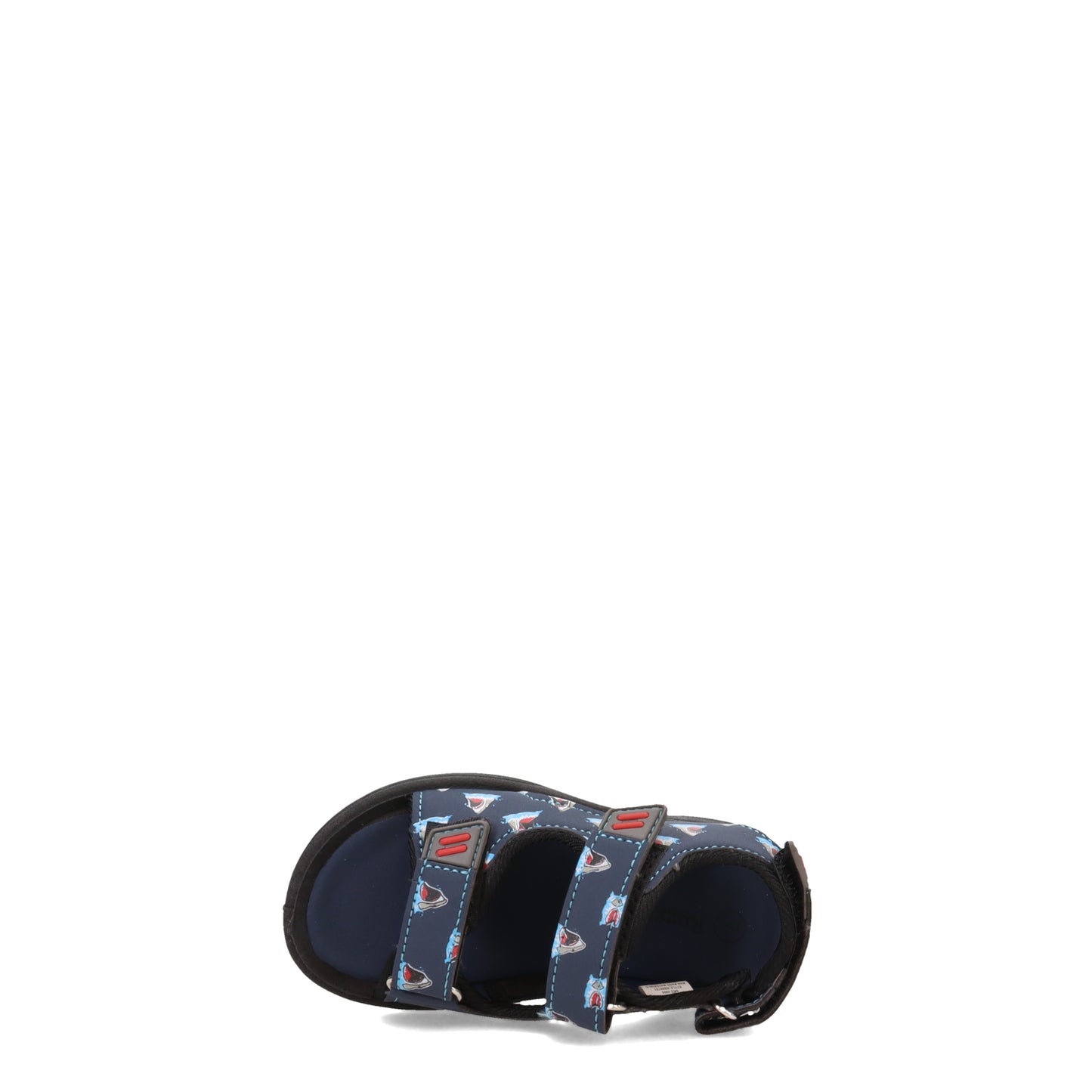 Peltz Shoes  Boy's Josmo Rugged Bear Shark Sandal - Toddler NAVY RB90783H-NVY