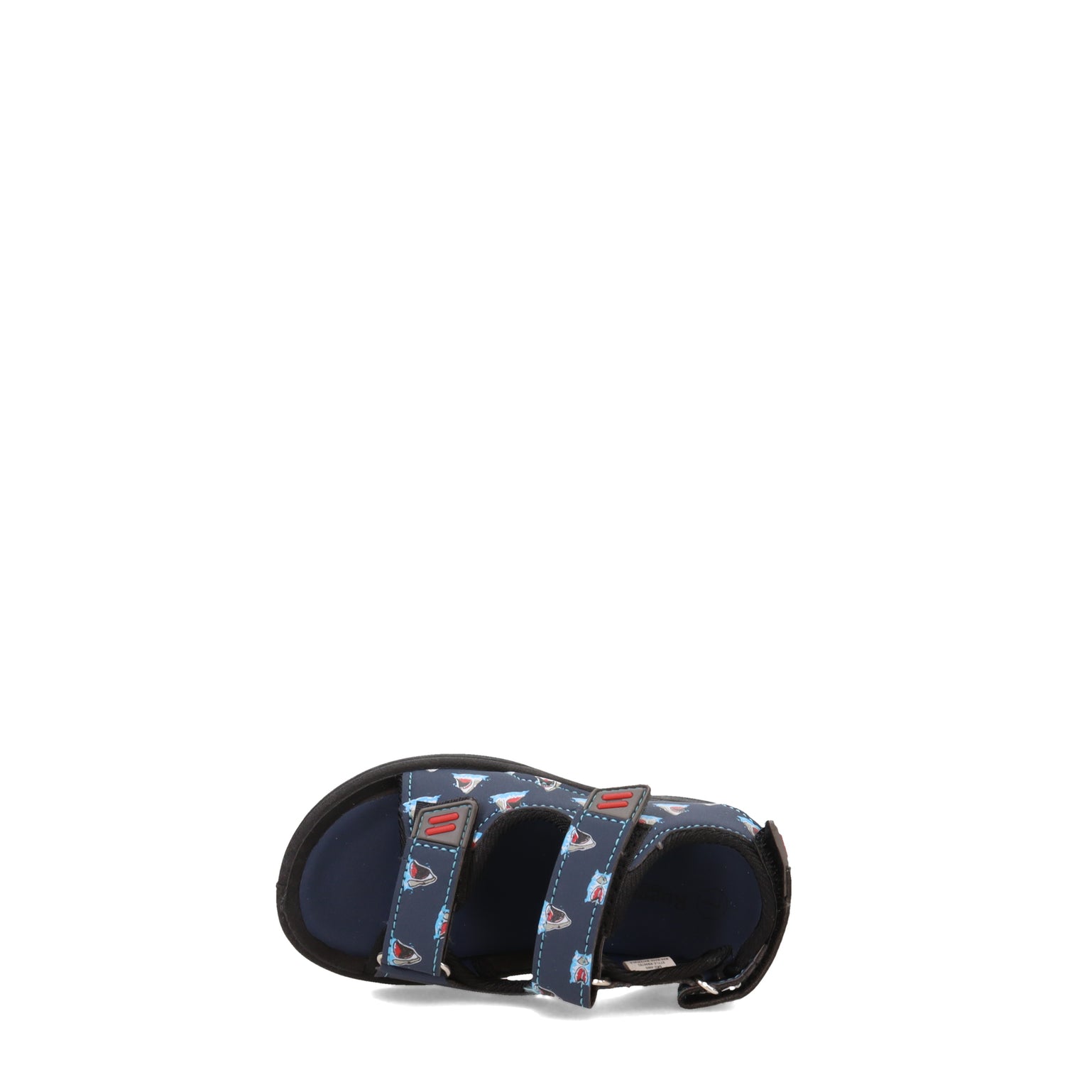 Peltz Shoes  Boy's Josmo Rugged Bear Shark Sandal - Toddler NAVY RB90783H-NVY