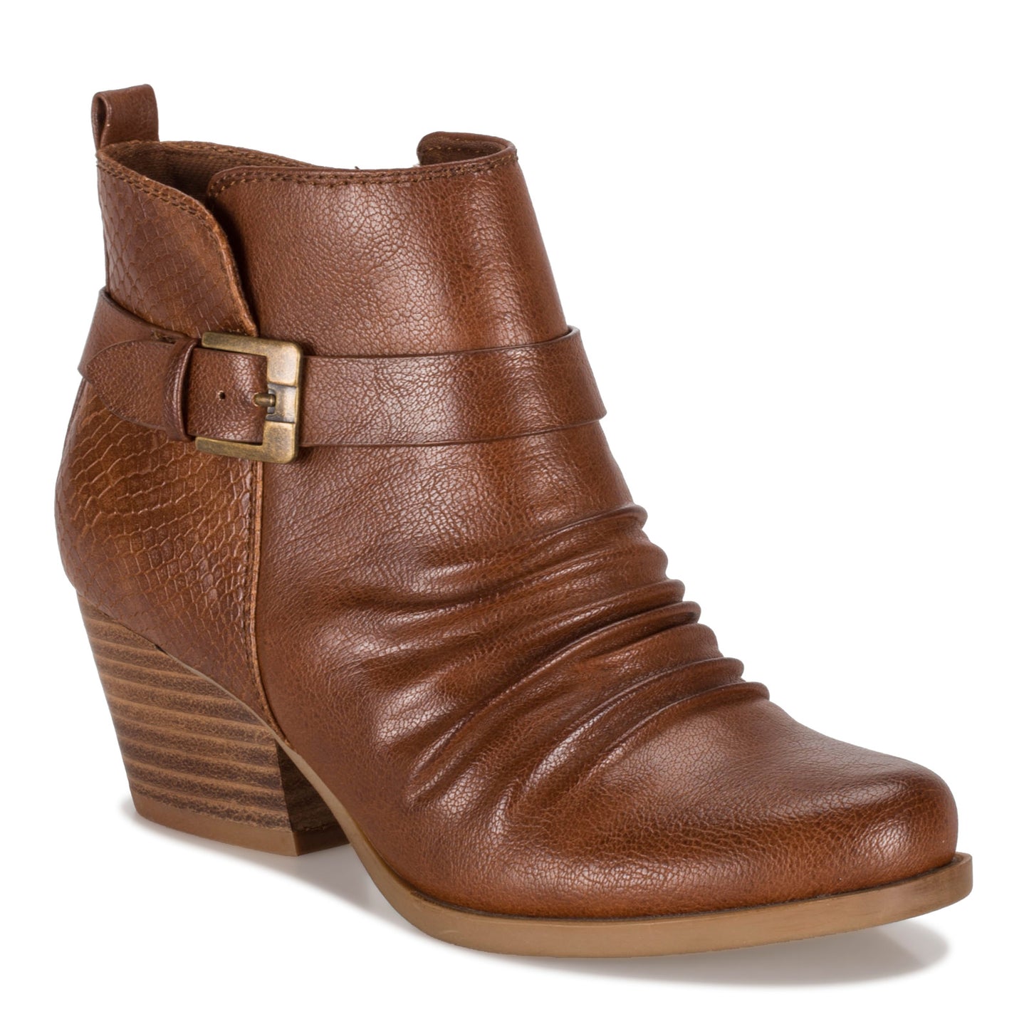Peltz Shoes  Women's Baretraps Rebel Boot Cognac REBEL-COG