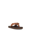 Peltz Shoes  Boy's Reef Little Twinpin Sandal - Toddler & Little Kid Brown RF005176-BRO