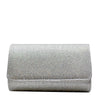 Peltz Shoes  Women's La Regale Harper Clutch SILVER RL90213-SIL