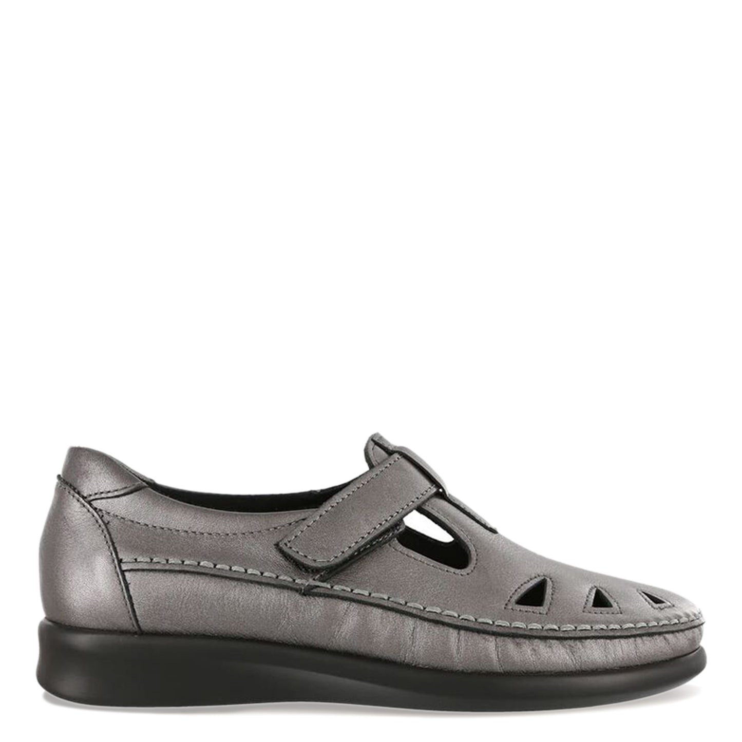 Peltz Shoes  Women's SAS Roamer Slip-On PEWTER ROAMER-SANTO