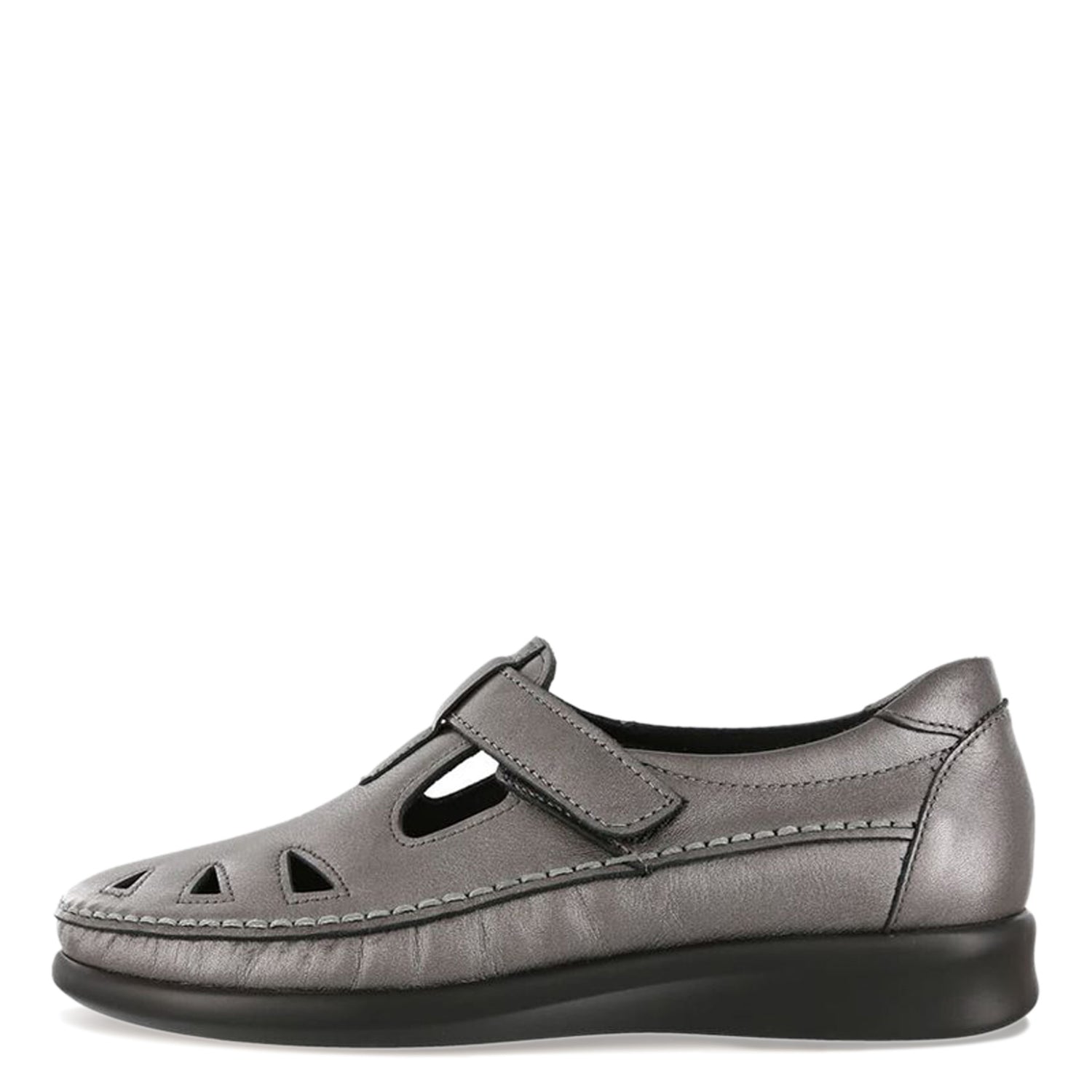 Peltz Shoes  Women's SAS Roamer Slip-On PEWTER ROAMER-SANTO