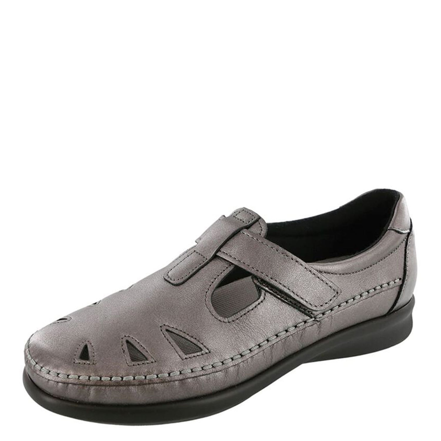 Peltz Shoes  Women's SAS Roamer Slip-On PEWTER ROAMER-SANTO