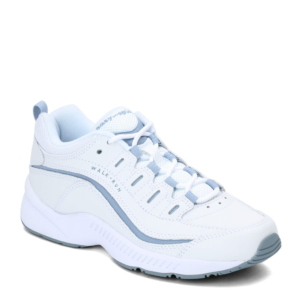 Women's Easy Spirit Romy Walking Shoe WHITE LT BLUE ROMY WHMBL 130