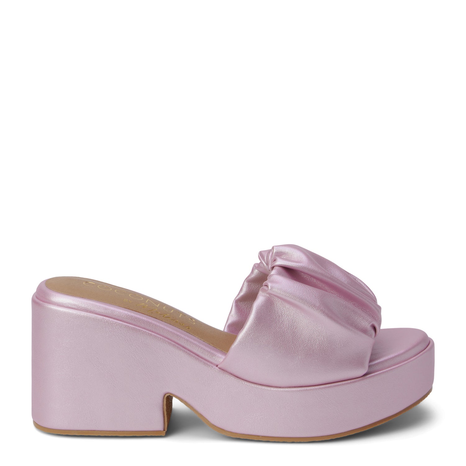 Peltz Shoes  Women's Coconuts By Matisse Rue Sandal ROSE METALLIC RUE ROSE METALLIC
