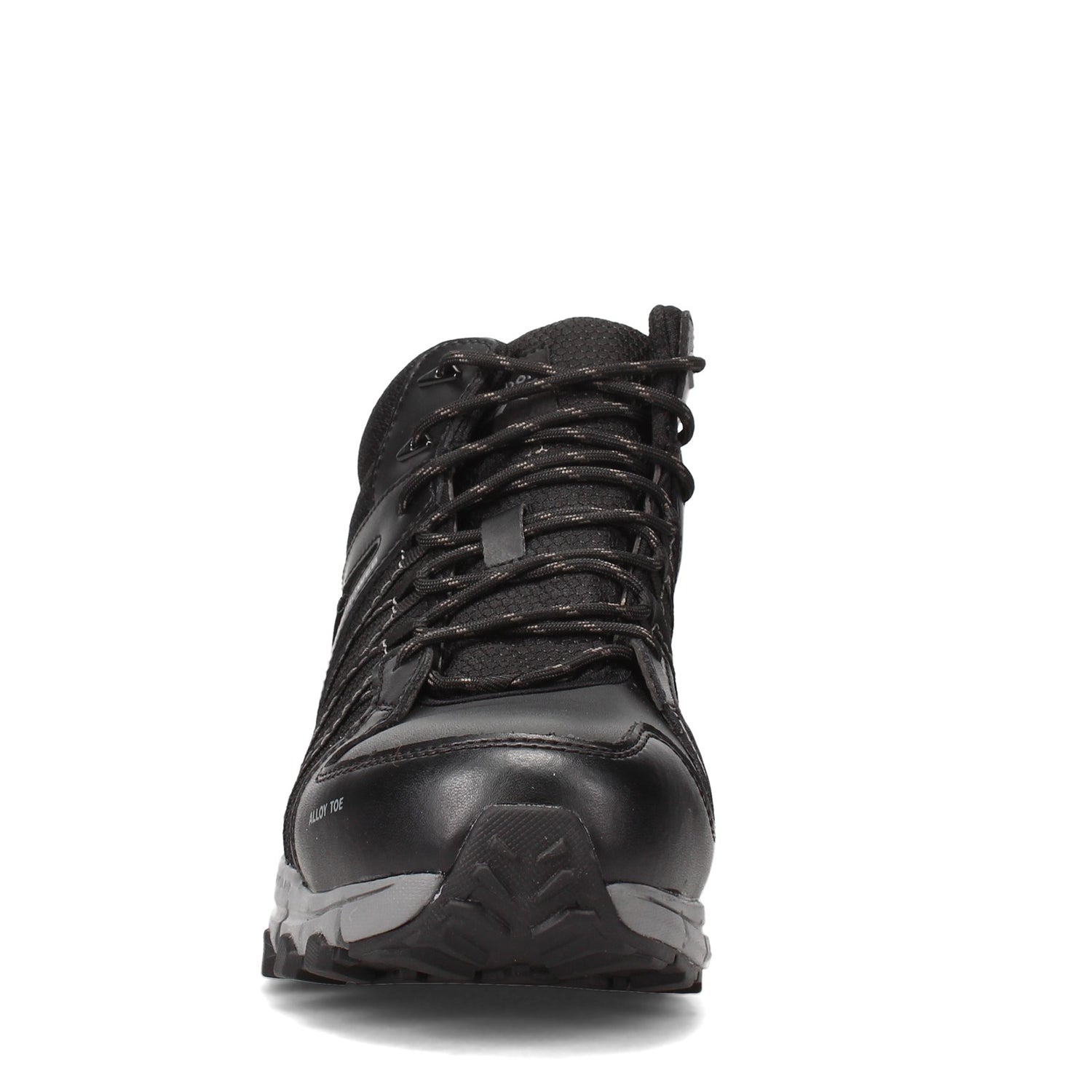 Peltz Shoes  Men's Reebok Work Trail Grip Mid Waterproof BLACK RB3401