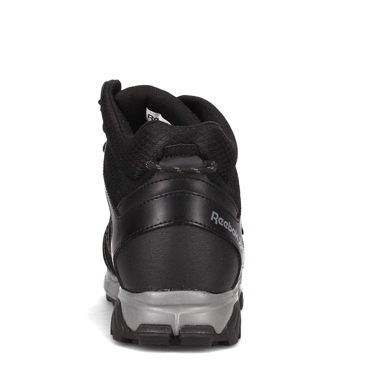Peltz Shoes  Men's Reebok Work Trail Grip Mid Waterproof BLACK RB3401