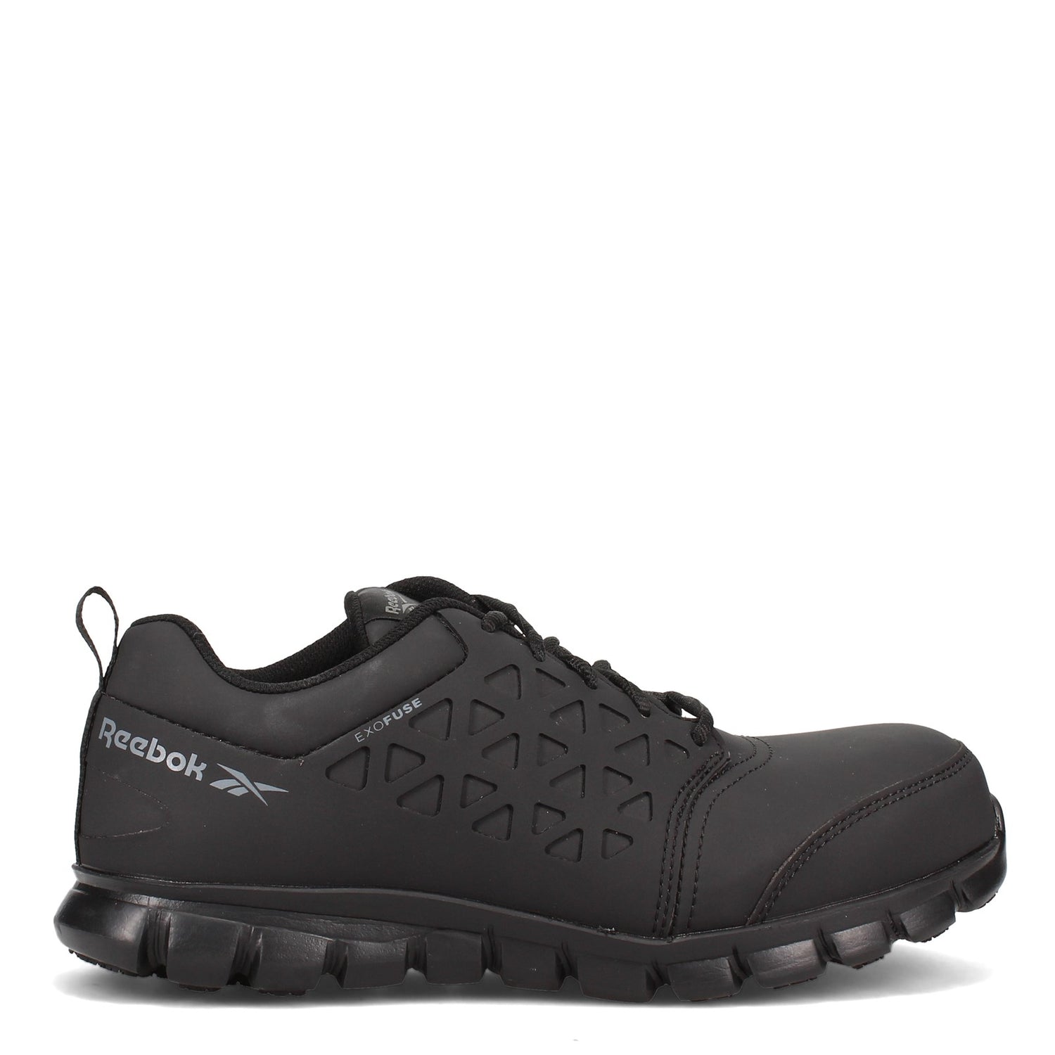 Peltz Shoes  Men's Reebok Work Sublite Cush Exofuse Work Shoe BLACK RB4051