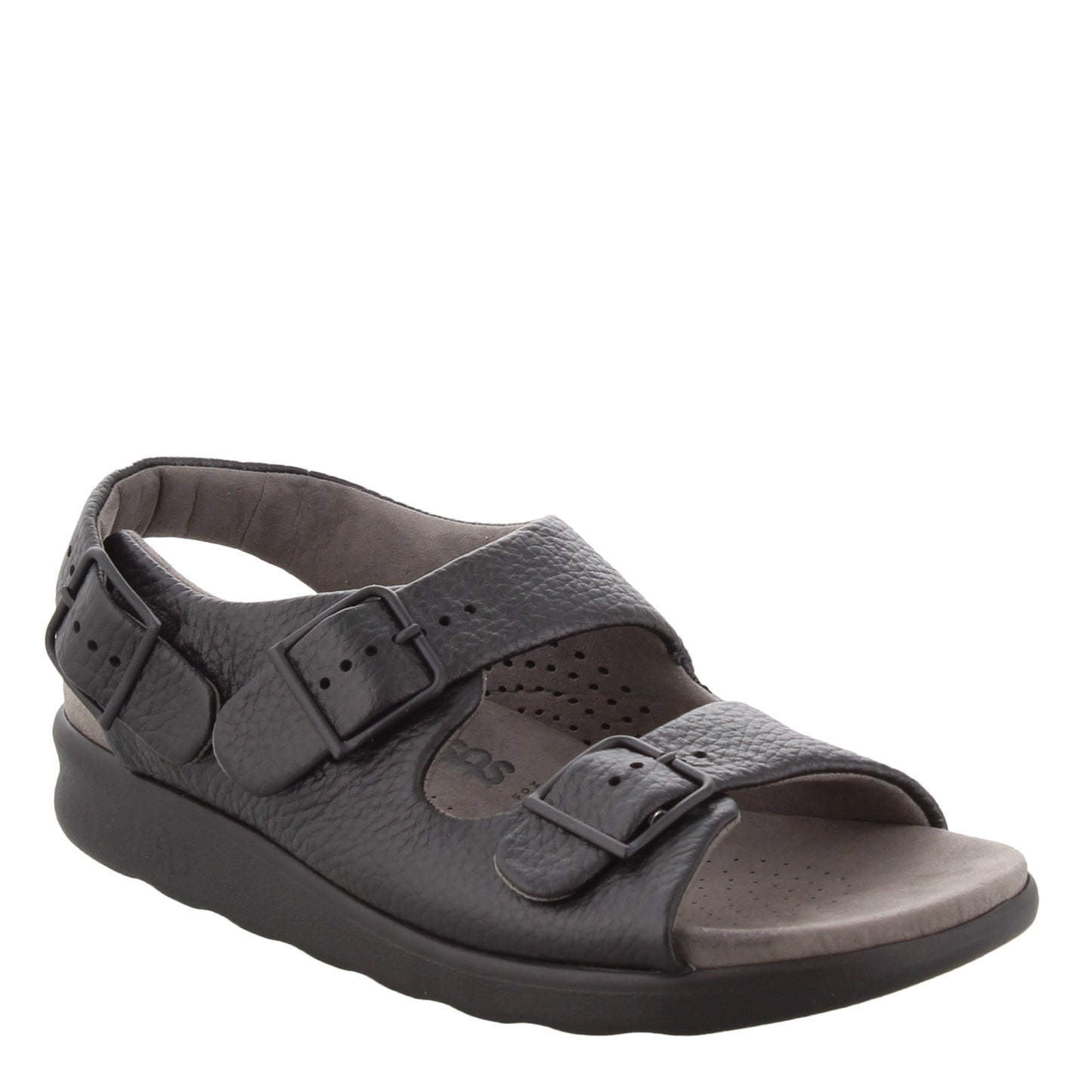 Peltz Shoes  Women's SAS Relaxed Sandal BLACK RELAXED BLACK