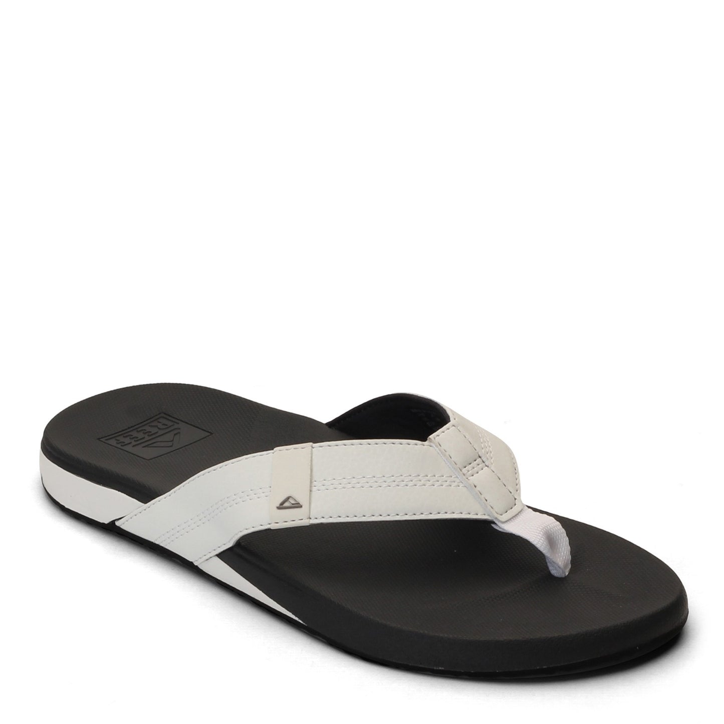 Peltz Shoes  Men's Reef Cushion Bounce Sandal White/Grey RF0A3FDI-WHC