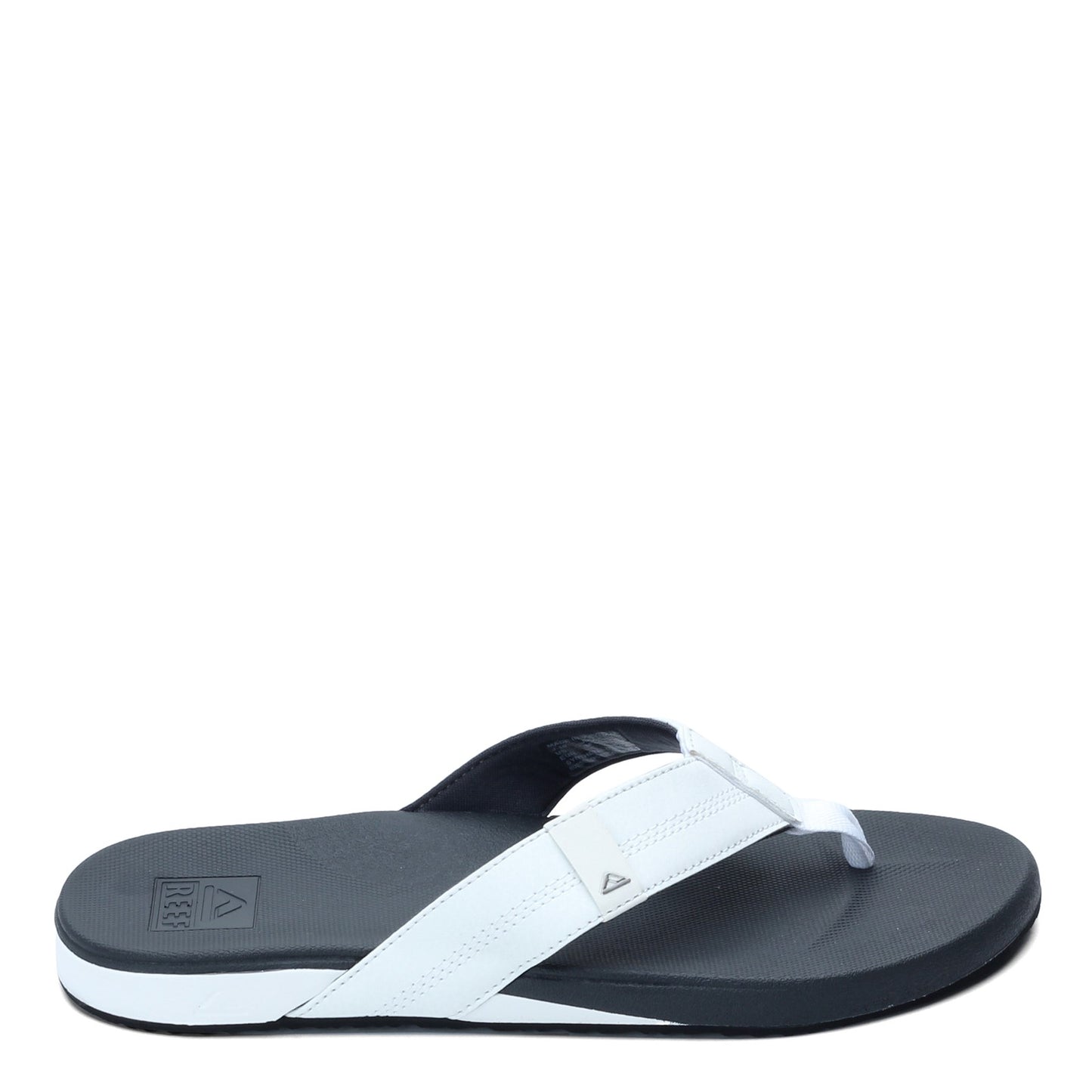 Peltz Shoes  Men's Reef Cushion Bounce Sandal White/Grey RF0A3FDI-WHC