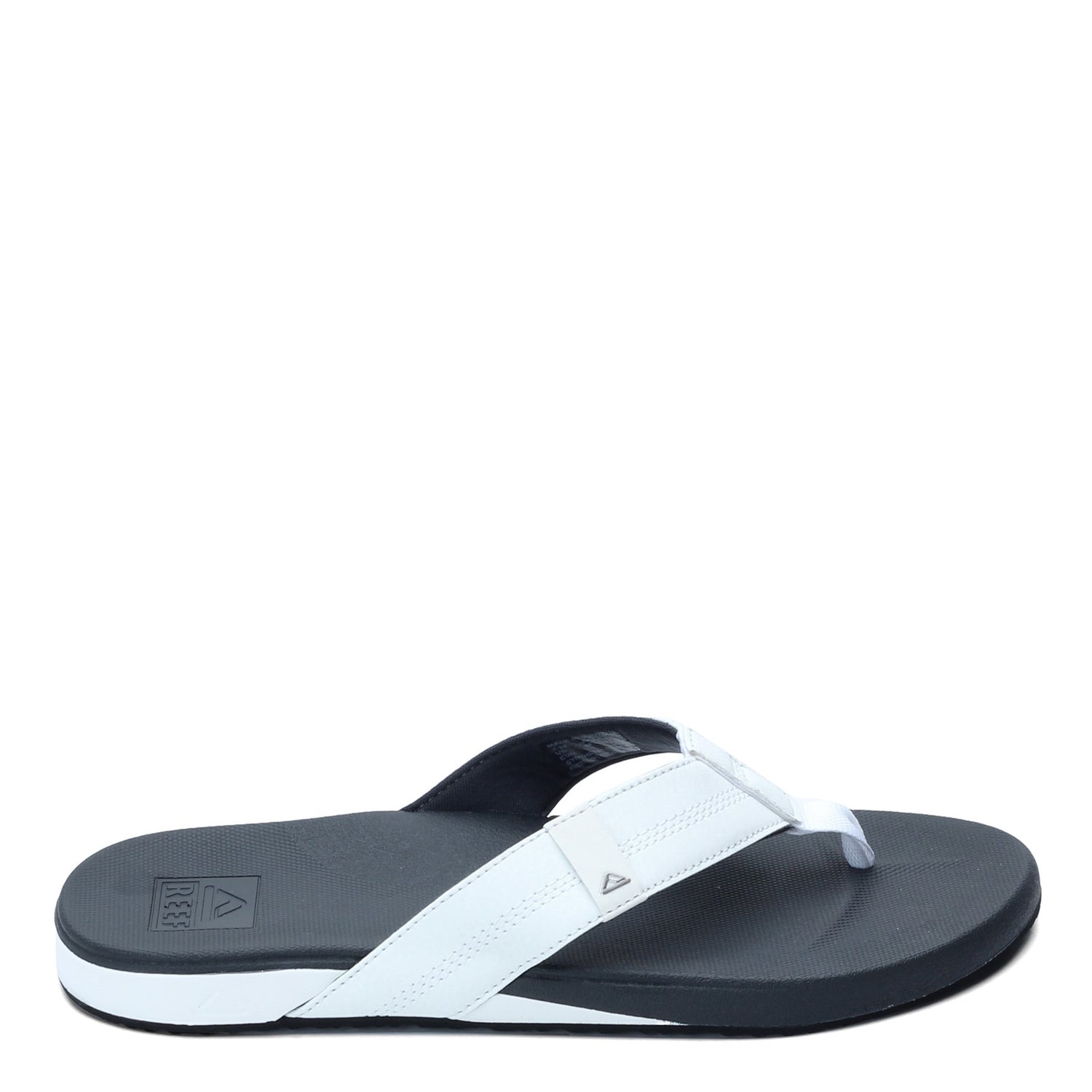 Peltz Shoes  Men's Reef Cushion Bounce Sandal White/Grey RF0A3FDI-WHC