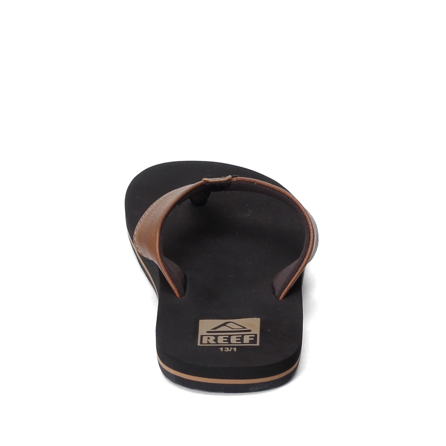 Peltz Shoes  Boy's Reef Twinpin Sandal - Little Kid & Big Kid Brown RF0A3VC1-BRO