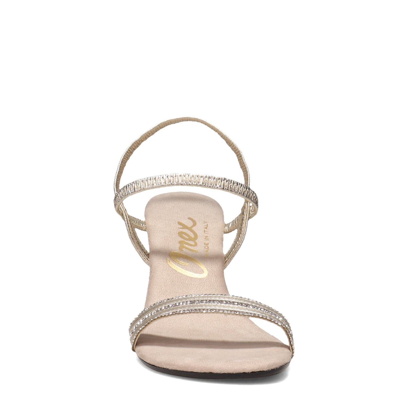 Peltz Shoes  Women's Onex Roxi Sandal PLATINUM ROXI-PLATINUM
