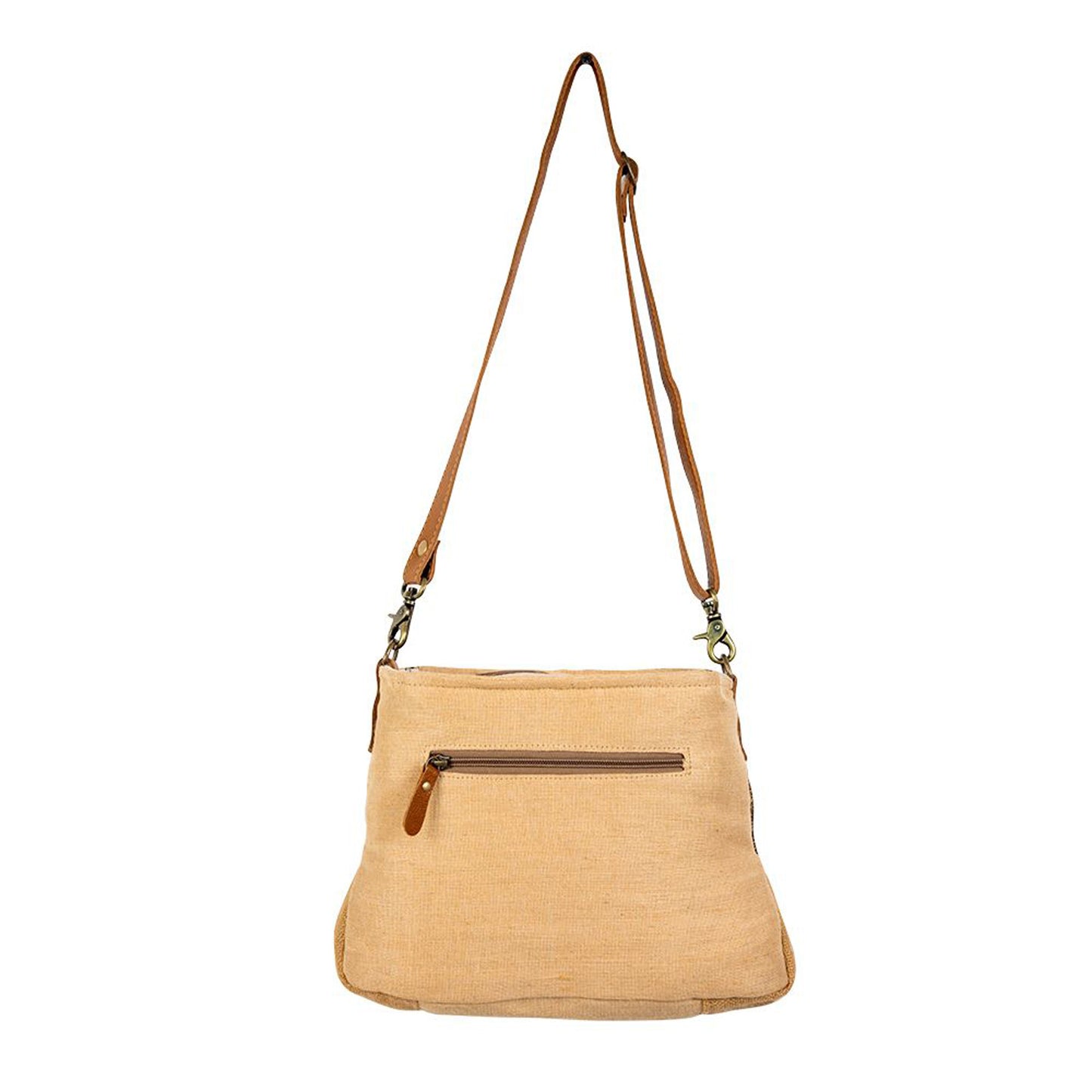Peltz Shoes  Myra Bag Western Meadow Handbag TAN MAPLE S-7304