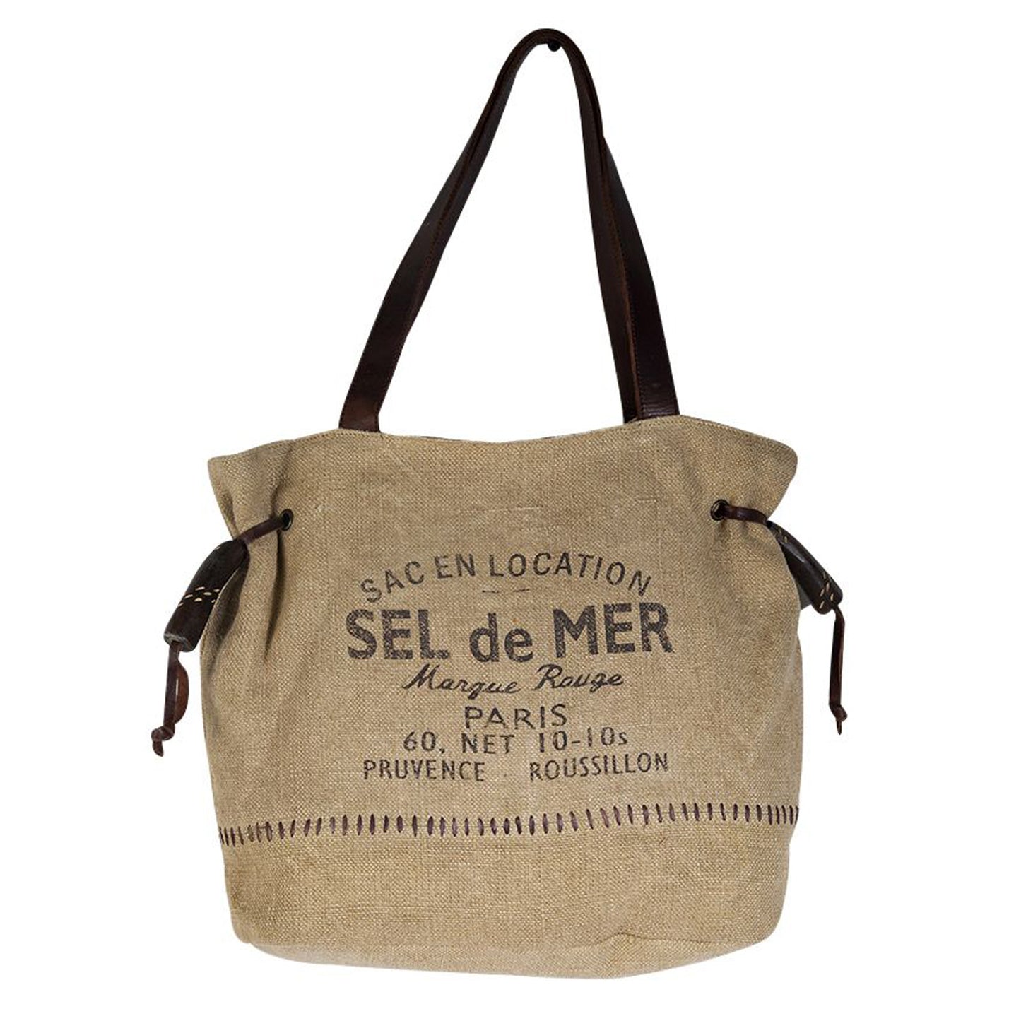 Peltz Shoes  Myra Bag Sel de Mer Tote Bag NATURAL S-7528