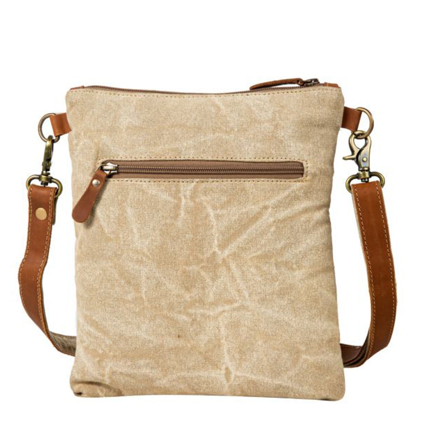 Peltz Shoes  Myra Bag Yesteryear Small Crossbody Tan Multi S-7958