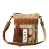 Peltz Shoes  Myra Bag Yesteryear Small Crossbody Tan Multi S-7958