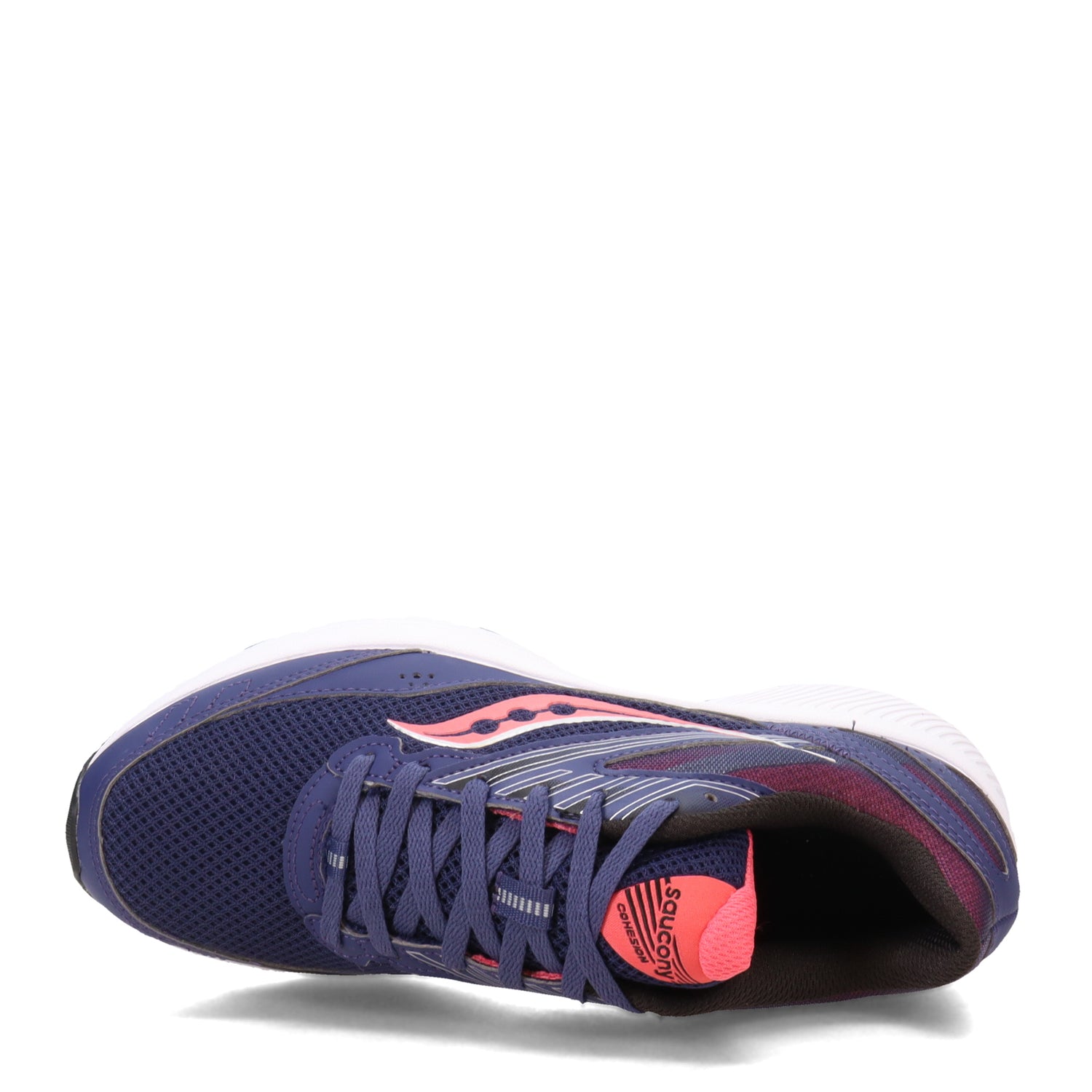 Peltz Shoes  Women's Saucony Cohesion 15 Running Shoe Cobalt/Punch S10701-18