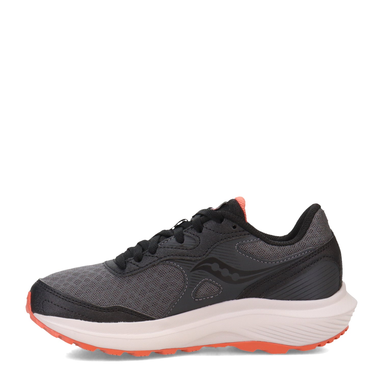 Peltz Shoes  Women's Saucony Cohesion TR16 Running Shoe - Wide Width Shadow/Ember S10787-10